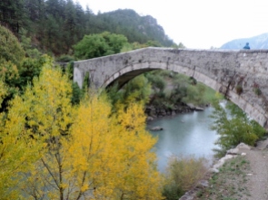 Old Bridge at Castellane over Verdon River