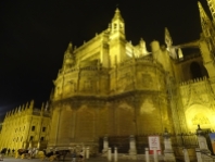 Seville Cathedral at Night